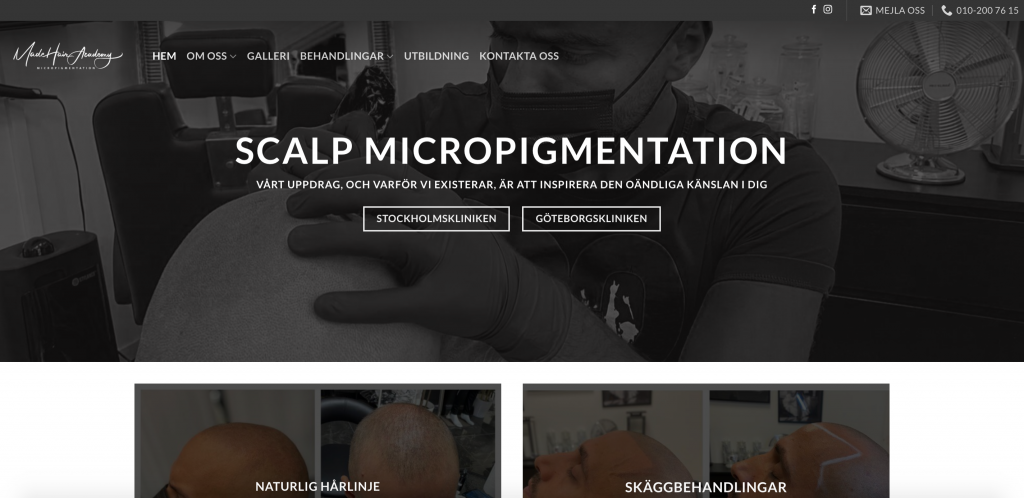 MadeHairAcademy - Scalp Micropigmentation
